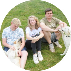 Théo, Niels, Margaux